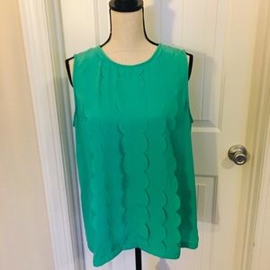 Banana Republic Scallop Top